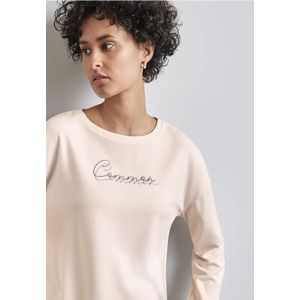 Street One - A322378 - T-shirt - Lucid White - Borduurwerk