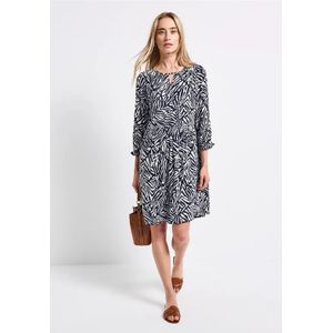 Street One Dames Tuniekjurk met patroon in Blauw, in size: 34