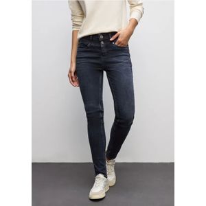 Street One Dames Slim Fit jeans in Blauw, in size: 24