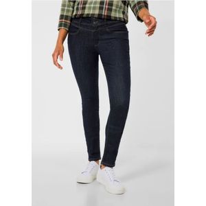 Street One Dames Slim-fit denim in Blauw, in size: 28