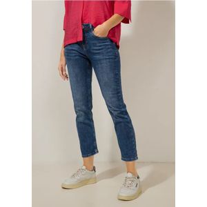 Street One Dames Slim fit jeans in Blauw, in size: 28