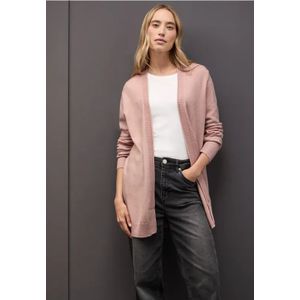 Street One Dames Vest met rolrand in Roze, in size: 34