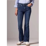 Street One - Skinny Flared Jeans - Donkerblauw - Dames