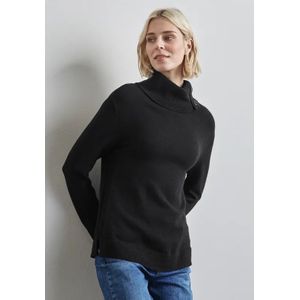 Street One - Gebreide Trui - Knoopdetail - Zacht - Viscosemix