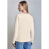 Street One - Dames T-shirt - Wit - Lange Mouwen
