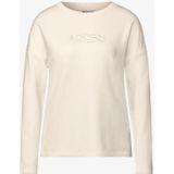 Street One - Dames T-shirt - Wit - Lange Mouwen