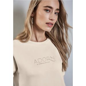 Street One - Dames T-shirt - Wit - Lange Mouwen