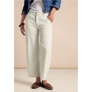 Street One Dames 7/8 jeans culotte in Beige, in size: 32