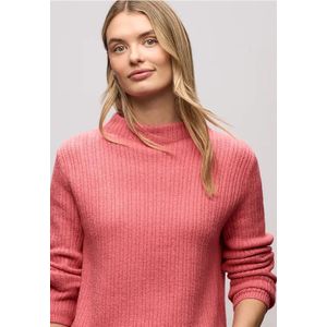 Street One Dames Trui met structuur in Pink, in size: 34