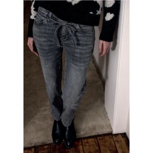 Street One Studio Dames Straight Legs jeans in Grijs, in size: 27