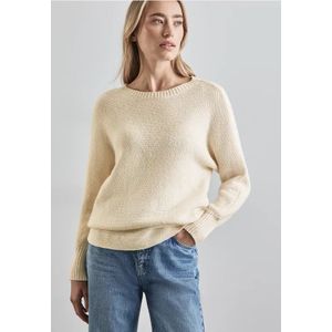 Street One Dames Dolman trui in Beige, in size: 34