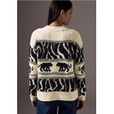 Street One - Studio Dames Grove - Jaquard Trui - Beige