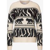 Street One - Studio Dames Grove - Jaquard Trui - Beige