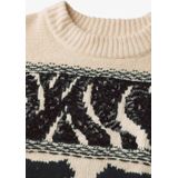 Street One - Studio Dames Grove - Jaquard Trui - Beige