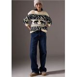 Street One - Studio Dames Grove - Jaquard Trui - Beige