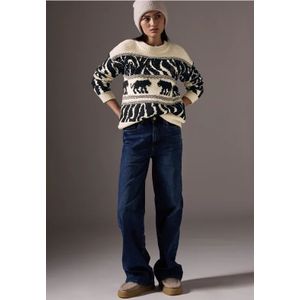 Street One - Studio Dames Grove - Jaquard Trui - Beige