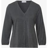 Street One - Jersey Shirt - Grijs - Dames - Blouse-look