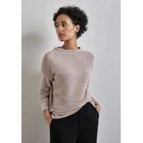 Street One - Corduroy - Overhemd - Beige - Katoenmix met Stretch