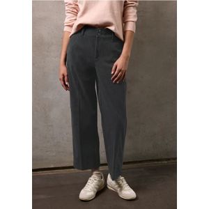 Street One Studio Dames Straight Legs corduroy broek in Grijs, in size: 34