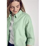 Street One - A345533 - Corduroy Blouse - Milky Green - Dames