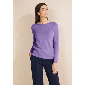 Street One - Damestrui - Paars - Fijngebreid - U-boothals