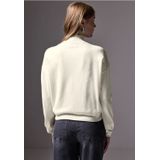 Street One - Studio F303056 LTD - Cropped Turtle Sweater - Lucid White - Dames