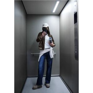 Street One Studio Dames Blouson met college details in Bruin, in size: 34