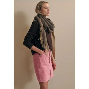 Street One Dames Corduroy rok met knoopsluiting in Roze, in size: 32