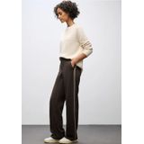 Street One Dames Straight Legs in Zwart, in size: 32