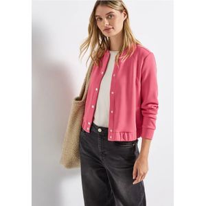 Street One Dames Silk-Look jasje in Roze, in size: 34