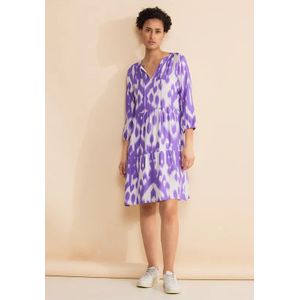 Street One Dames Tuniekjurk met print in Paars, in size: 38