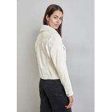 Street One - Corduroy Jack - Dames - Groen - Katoen - Afneembare Kraag