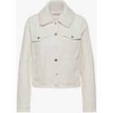 Street One - Corduroy Jack - Dames - Groen - Katoen - Afneembare Kraag