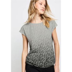 Street One Dames Shirt met print in Grijs, in size: 34