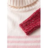 Street One - Gebreide Trui - Roze - Dames - Gestreept