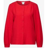 Street One - Gestructureerde Blouse - Rood - Dames