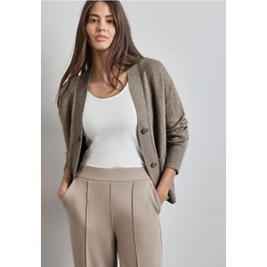 Street One Dames Kort vest in Beige, in size: 36