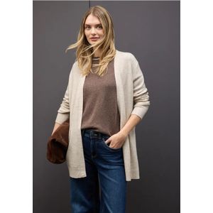 Street One Dames Open vest in Beige, in size: 34