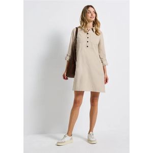 Street One Dames Corduroy jurk in Beige, in size: 38