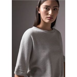 Street One Studio Dames Glinsterende T-shirt in Zilver, in size: 36