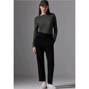 Street One Studio Dames Shirt met geribbelde structuur in Groen, in size: 38