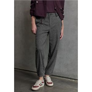Street One Studio Dames Cargo gemêleerde broek in Zwart, in size: 32