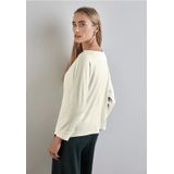 Street One - Gestructureerd Overhemd - Wit - Viscosemix met Stretch