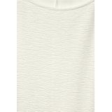 Street One - Gestructureerd Overhemd - Wit - Viscosemix met Stretch