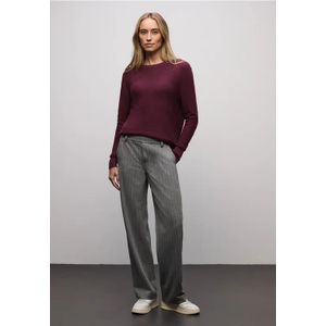 Street One Dames Trui met lange mouwen in Rood, in size: 34