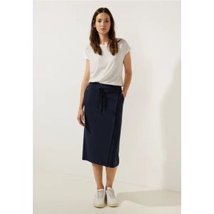 Street One Dames Midirok in wikkellook in Blauw, in size: 32