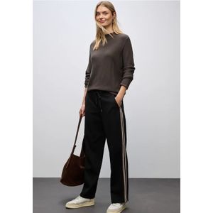 Street One Dames Trui met structuur in Bruin, in size: 34