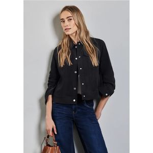 STREET ONE Jas in velours look, Deep Tint Blue, 38