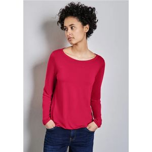 Street One Dames Shirt met lange mouwen in Pink, in size: 36