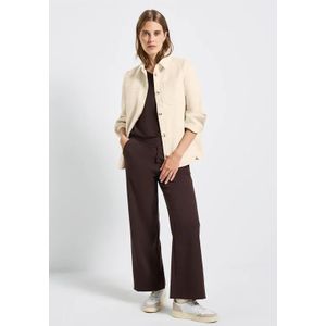Street One Dames Overhemd in wollook in Beige, in size: 34